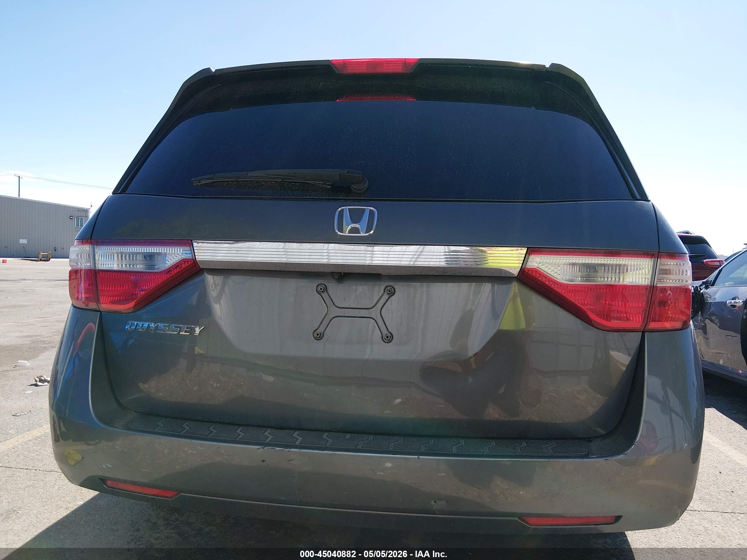 2012 Honda Odyssey Ex-l Gray vin: 5FNRL5H61CB037388