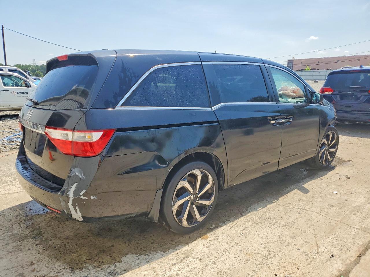 2012 Honda Odyssey Exl Black vin: 5FNRL5H61CB038024