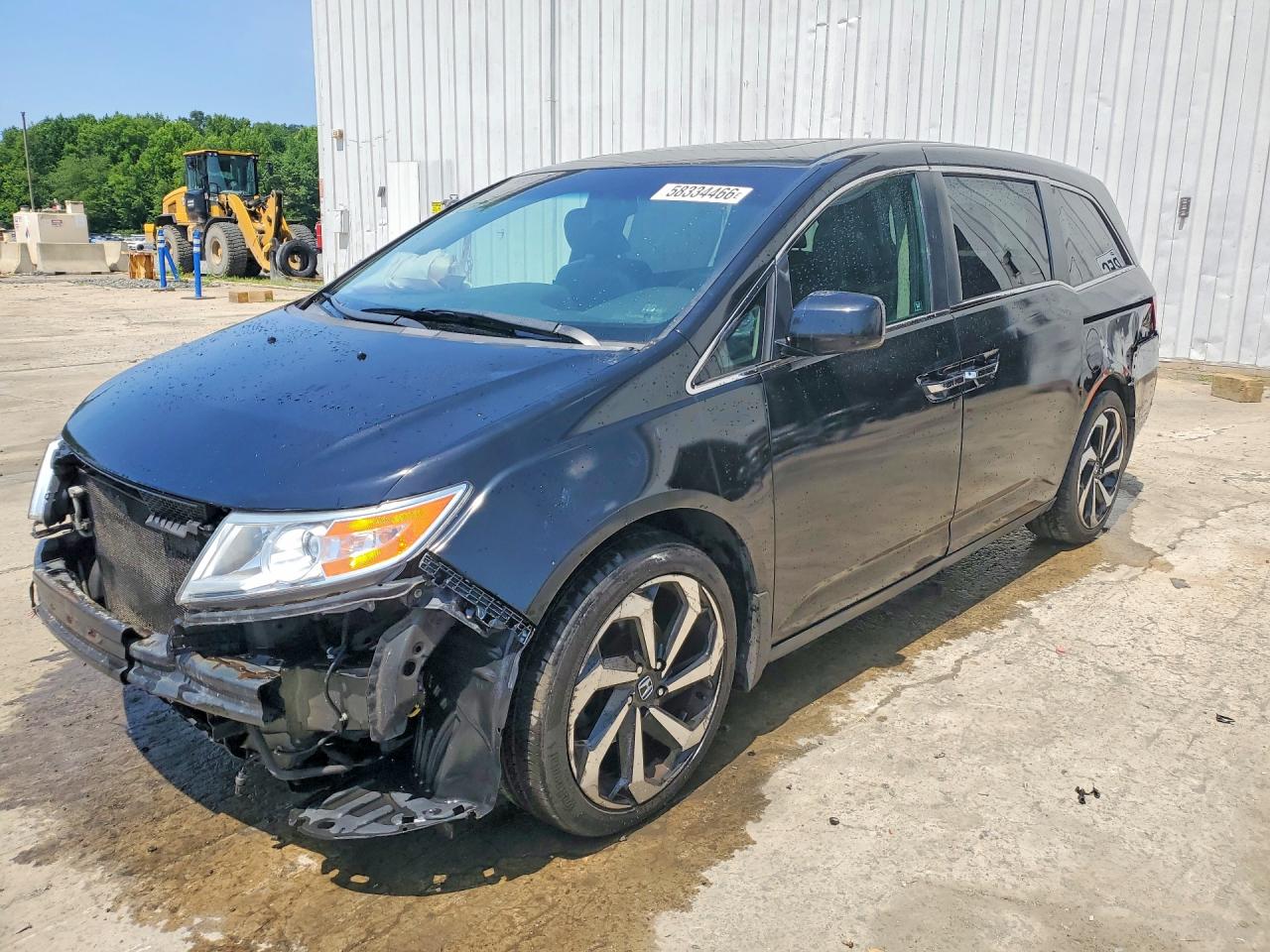 2012 Honda Odyssey Exl Black vin: 5FNRL5H61CB038024