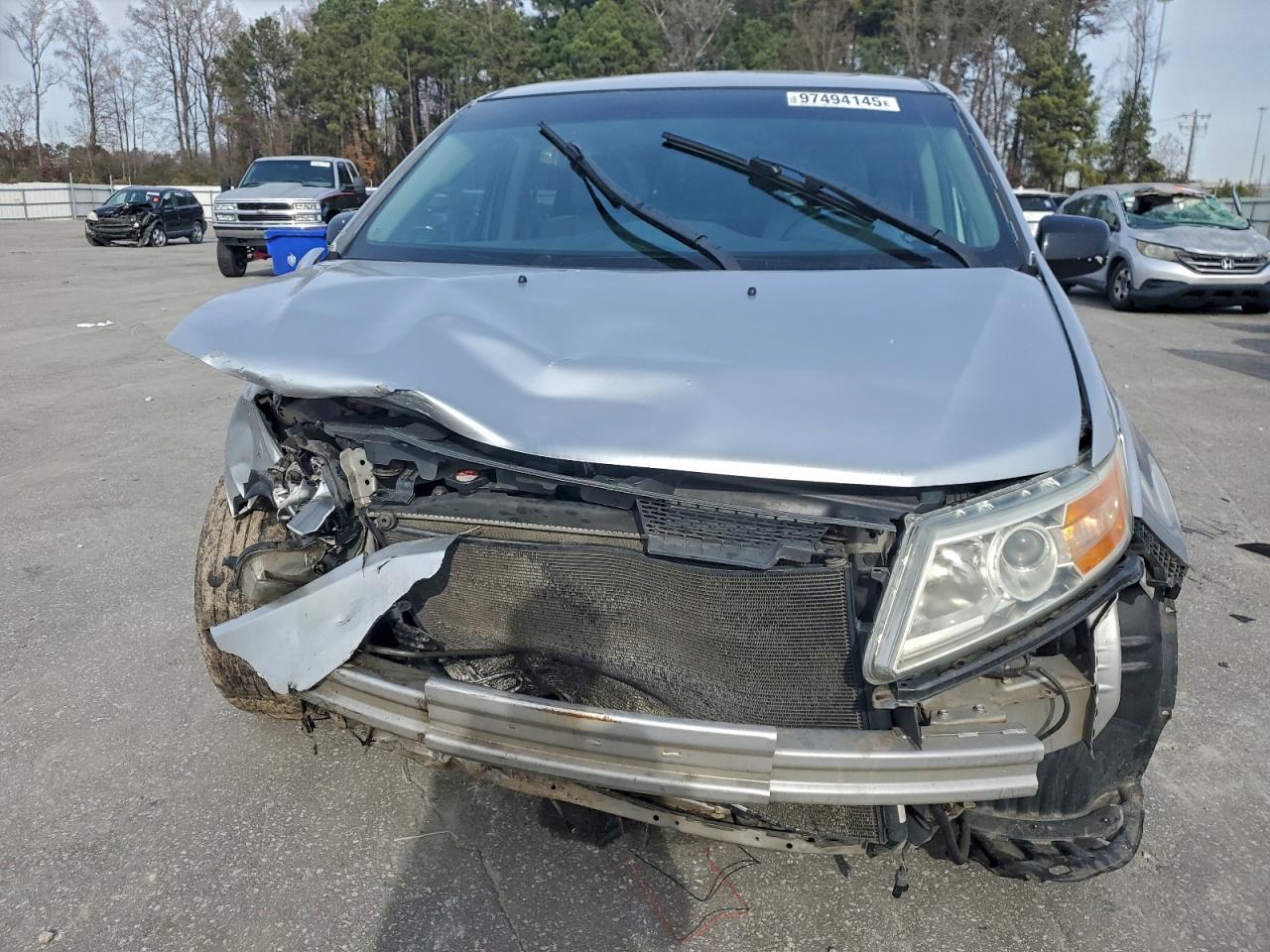 2012 Honda Odyssey Exl Серый vin: 5FNRL5H61CB050285