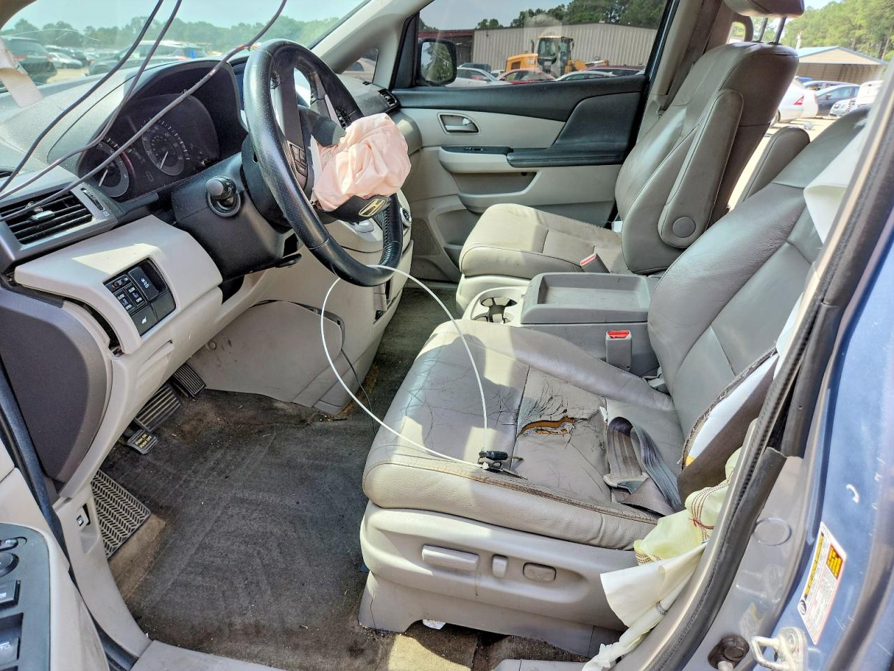 2012 Honda Odyssey Exl Blue vin: 5FNRL5H61CB060055