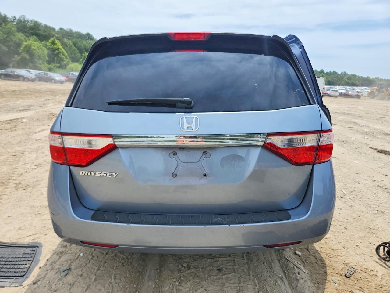 2012 Honda Odyssey Exl Blue vin: 5FNRL5H61CB060055