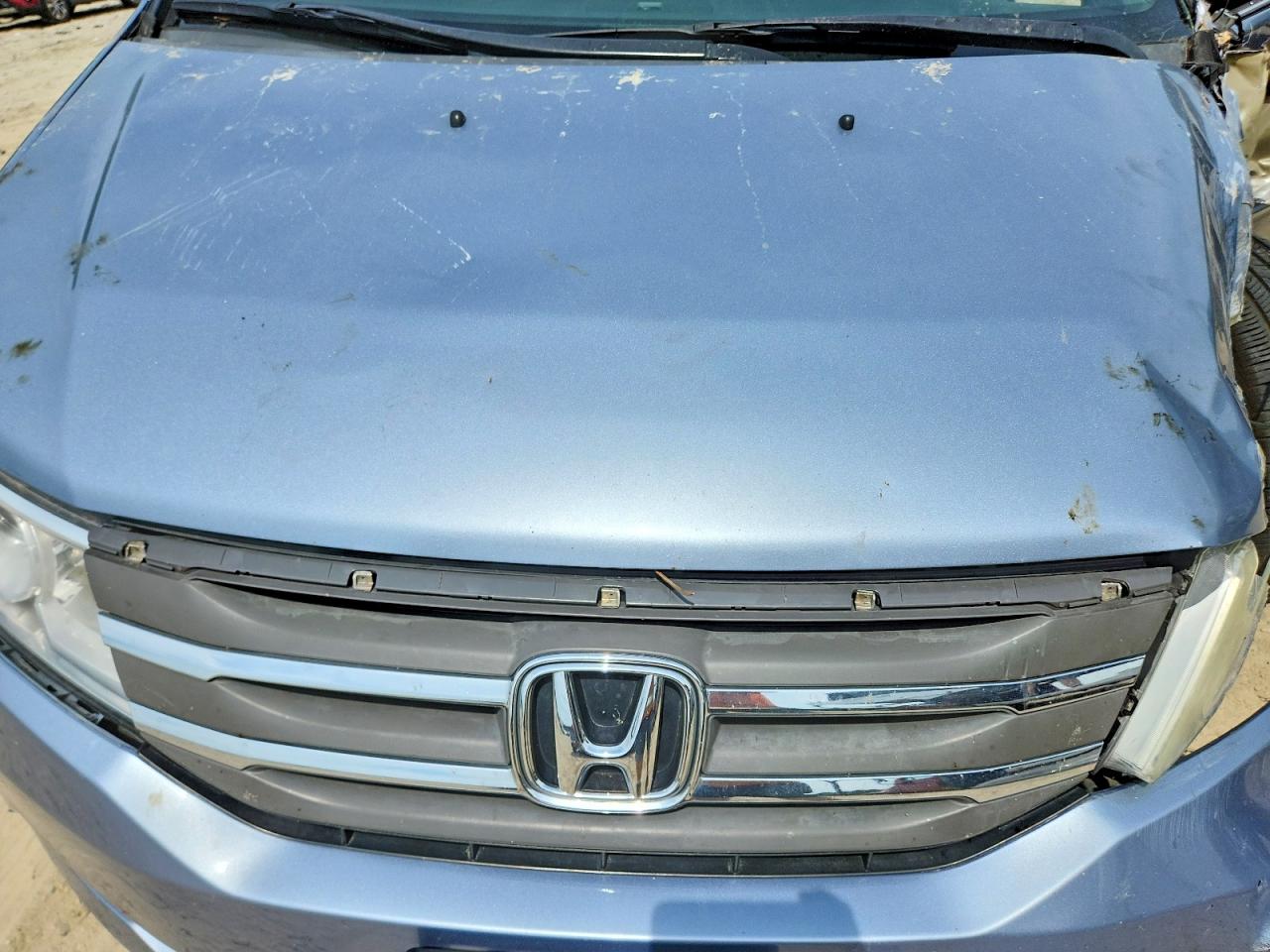 2012 Honda Odyssey Exl Blue vin: 5FNRL5H61CB060055