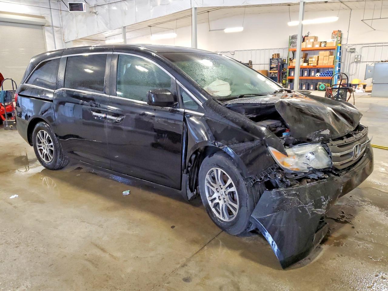 2012 Honda Odyssey Exl Черный vin: 5FNRL5H61CB064803