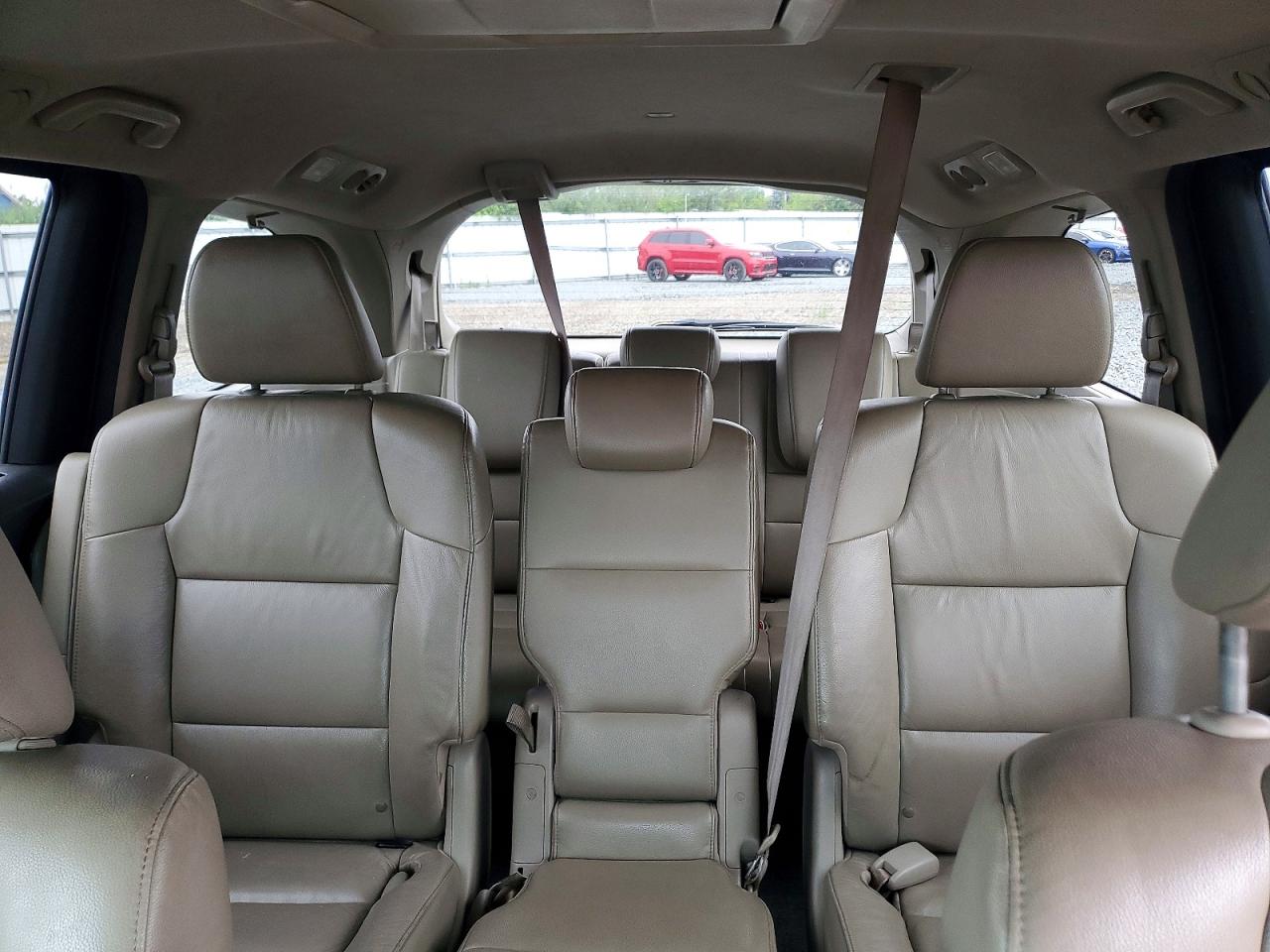 2012 Honda Odyssey Exl Burgundy vin: 5FNRL5H61CB077566