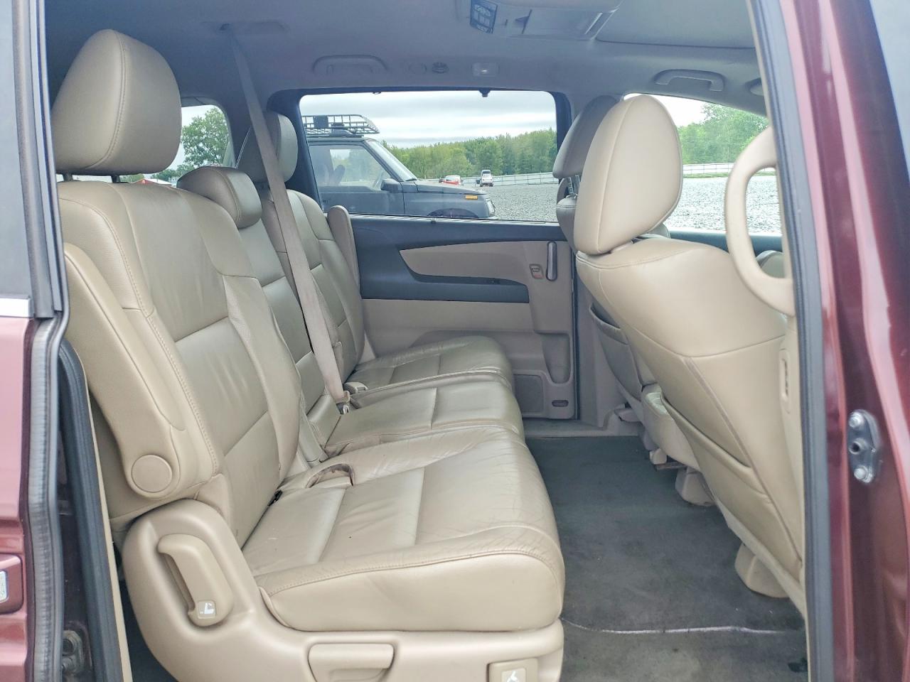 2012 Honda Odyssey Exl Burgundy vin: 5FNRL5H61CB077566
