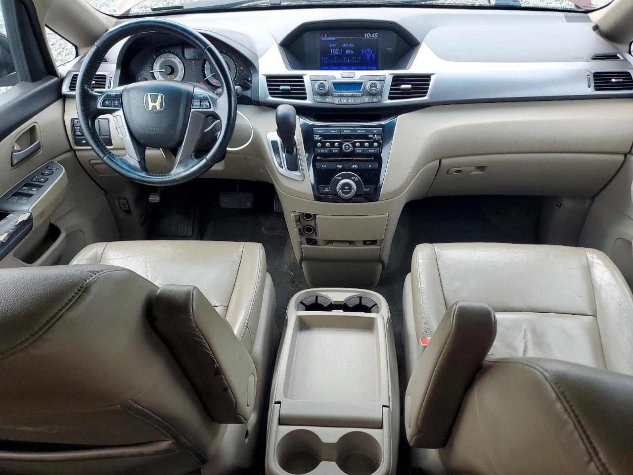 2012 Honda Odyssey Exl Burgundy vin: 5FNRL5H61CB077566