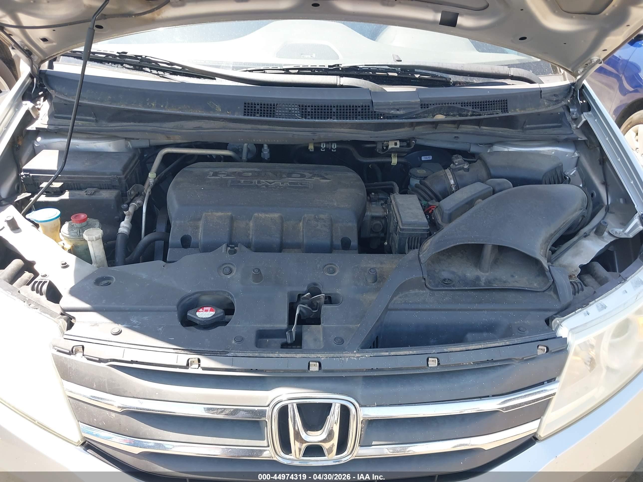2012 Honda Odyssey Ex-l Silver vin: 5FNRL5H61CB093072