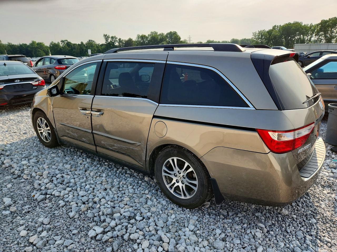2012 Honda Odyssey Exl Tan vin: 5FNRL5H61CB094576