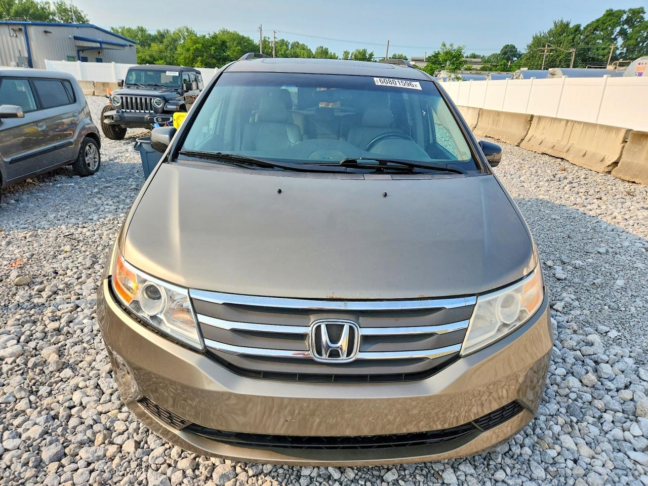2012 Honda Odyssey Exl Tan vin: 5FNRL5H61CB094576