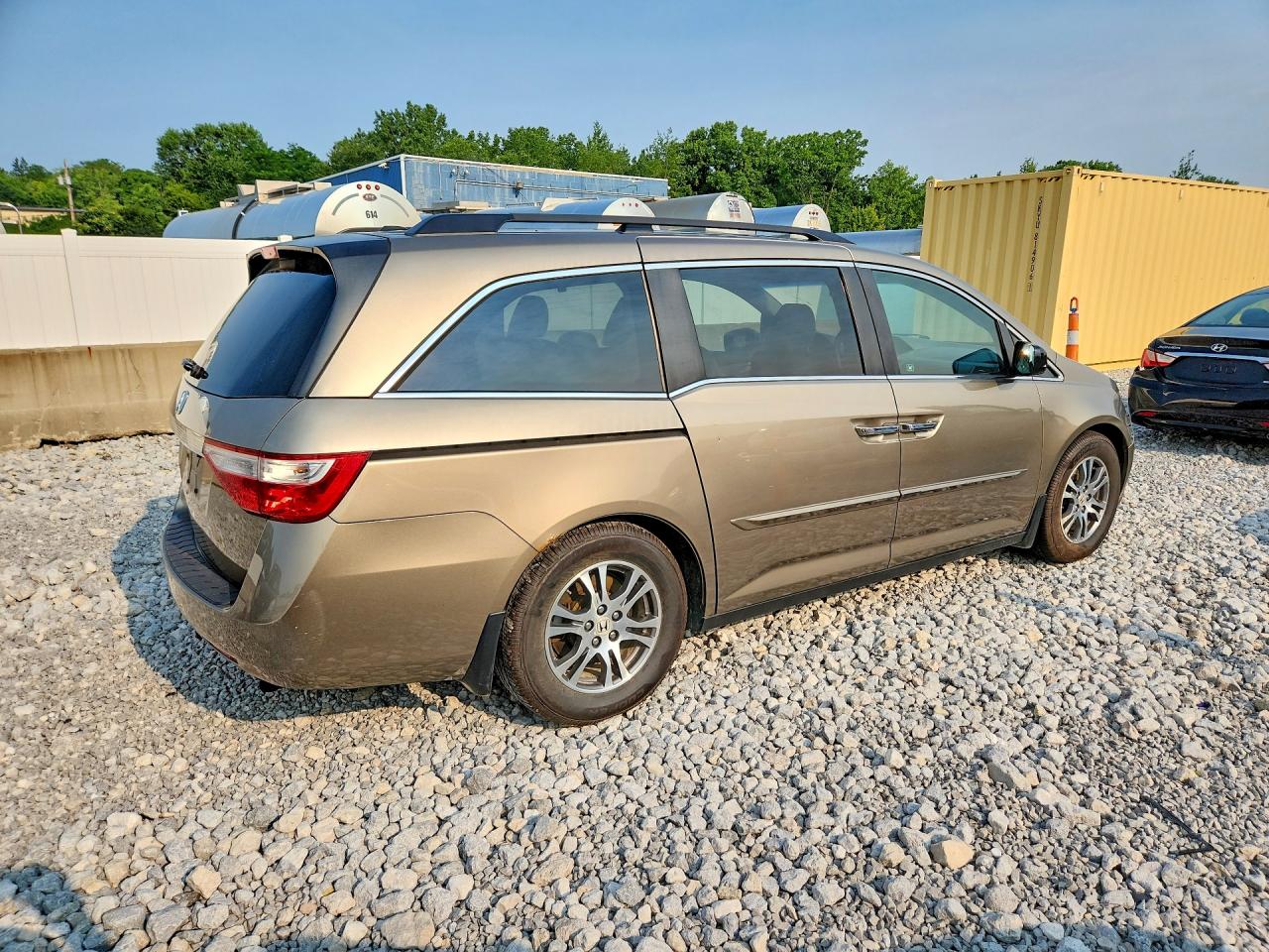 2012 Honda Odyssey Exl Tan vin: 5FNRL5H61CB094576