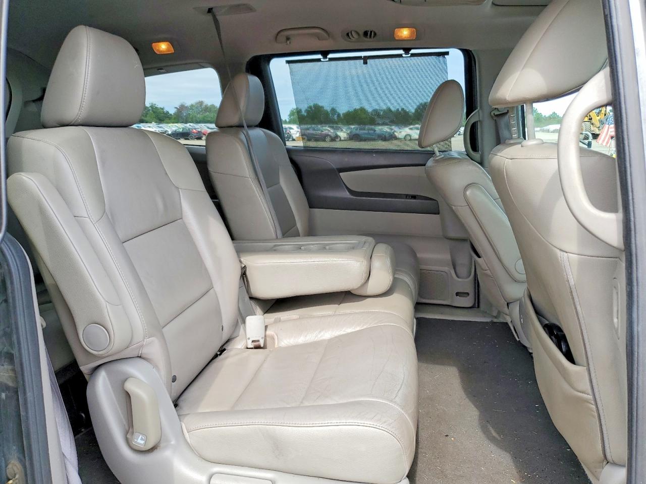 2012 Honda Odyssey Exl Gray vin: 5FNRL5H61CB107388