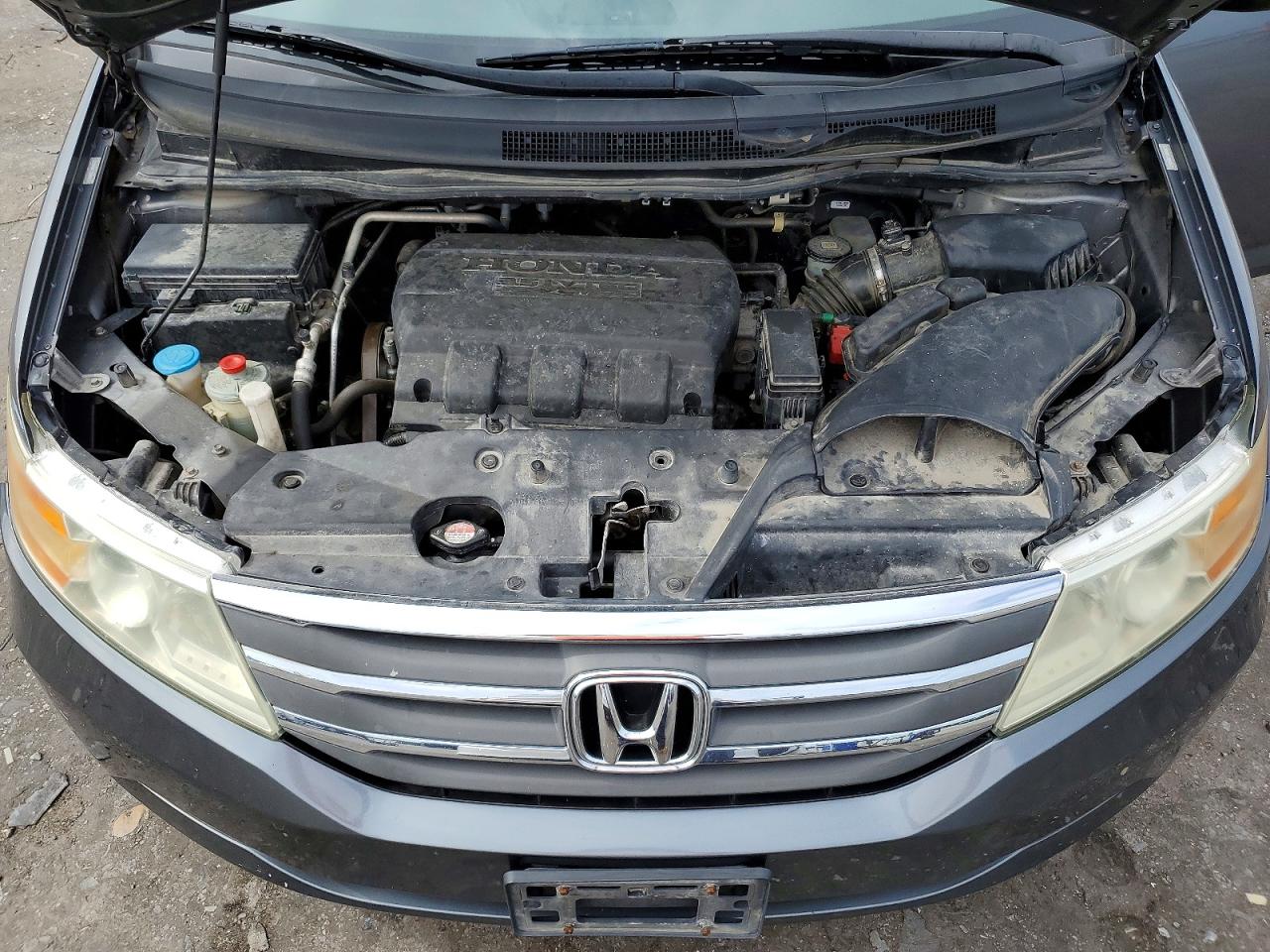 2012 Honda Odyssey Exl Gray vin: 5FNRL5H61CB107388
