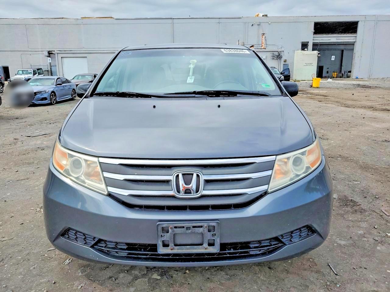 2012 Honda Odyssey Exl Gray vin: 5FNRL5H61CB107388