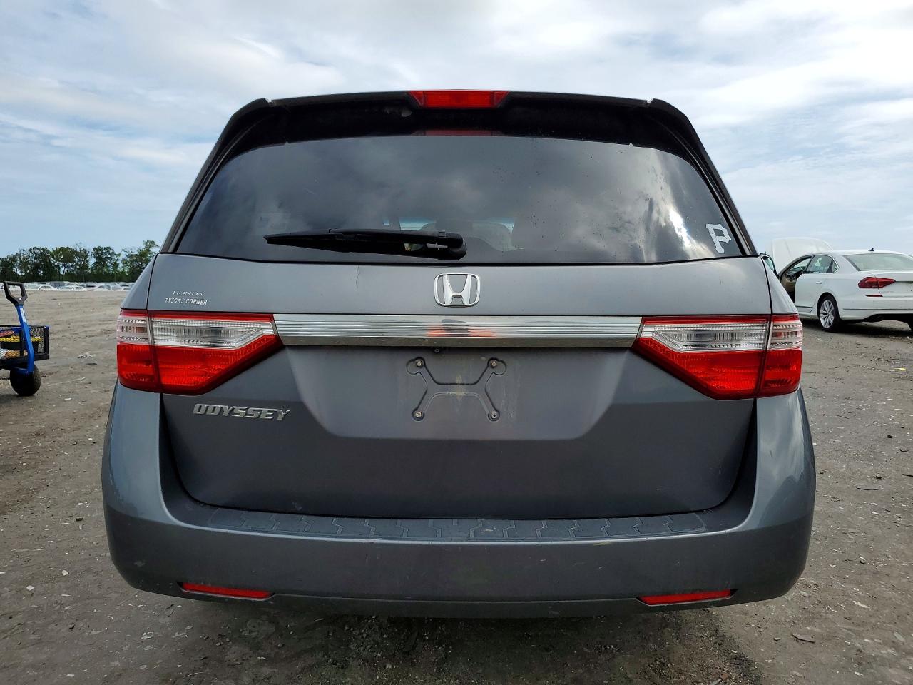 2012 Honda Odyssey Exl Gray vin: 5FNRL5H61CB107388