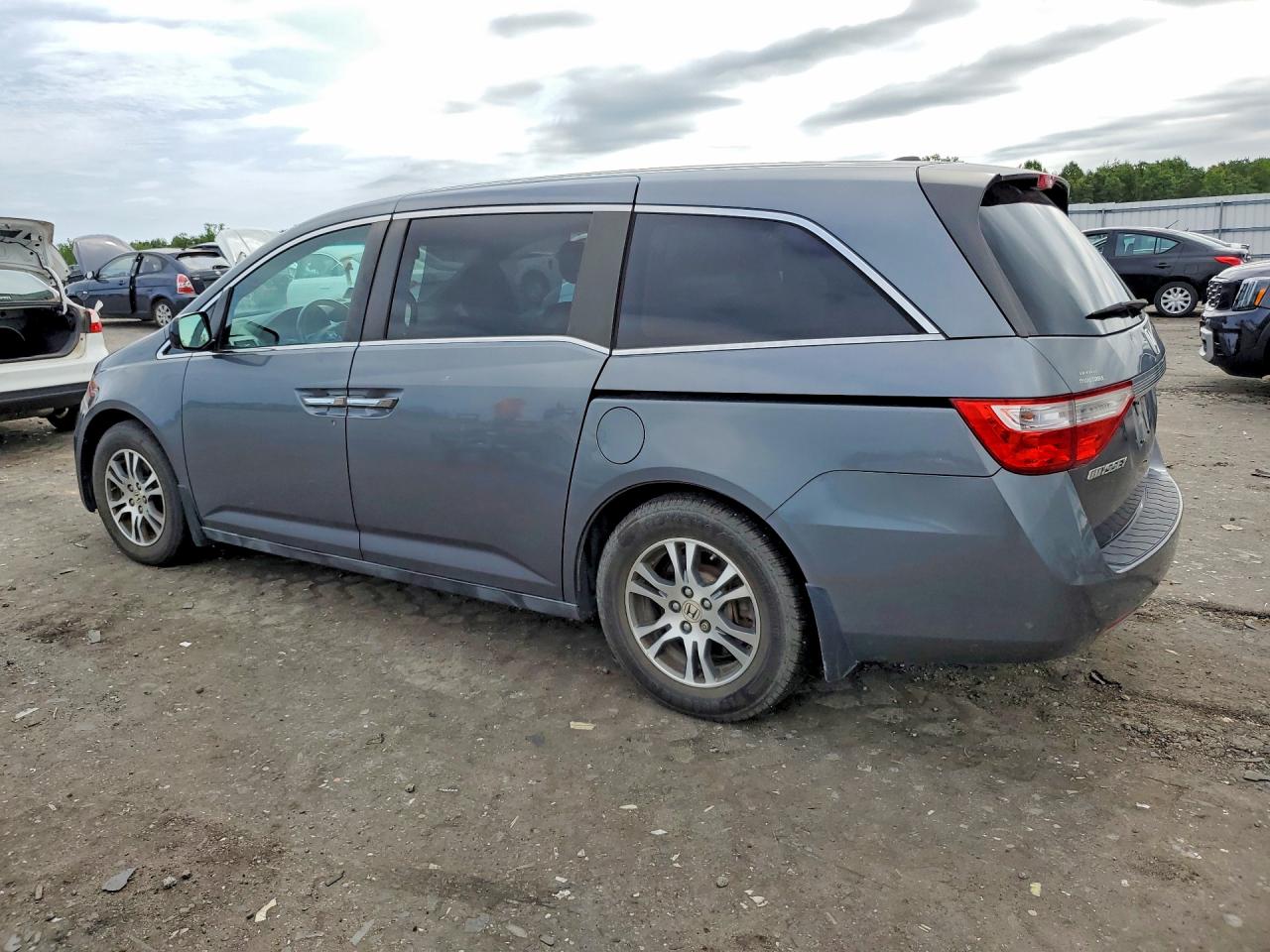2012 Honda Odyssey Exl Gray vin: 5FNRL5H61CB107388