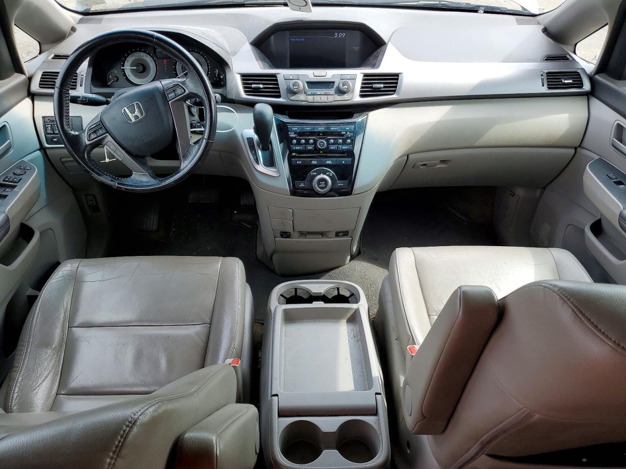 2012 Honda Odyssey Exl Gray vin: 5FNRL5H61CB107388