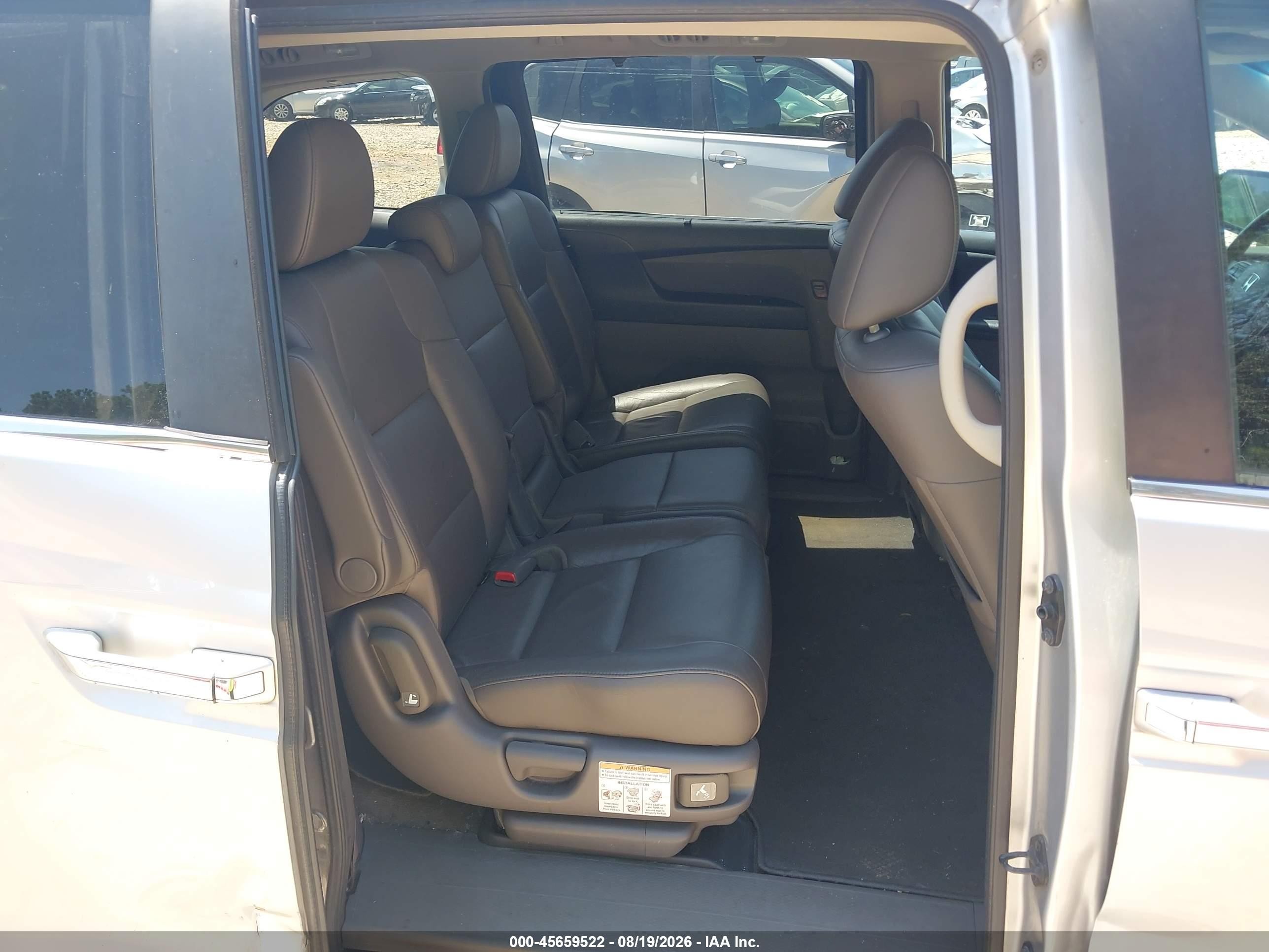 2012 Honda Odyssey Ex-l Silver vin: 5FNRL5H61CB108041