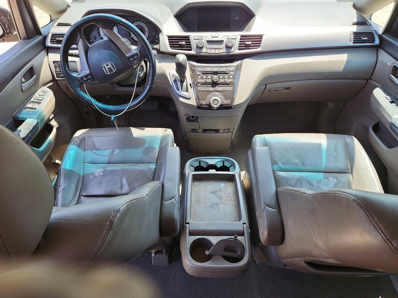 2012 Honda Odyssey Exl Brown vin: 5FNRL5H61CB112784