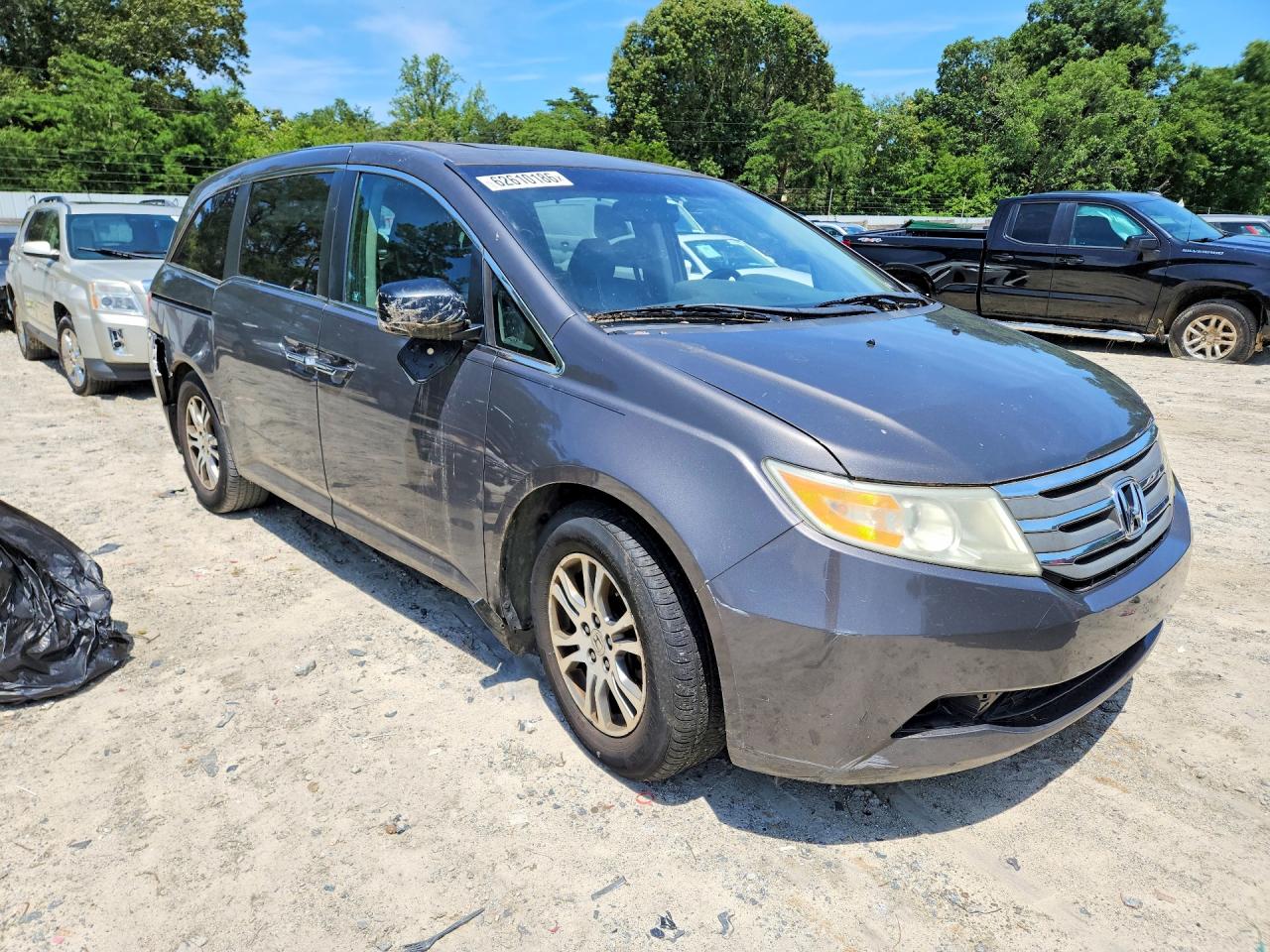 2012 Honda Odyssey Exl Brown vin: 5FNRL5H61CB112784