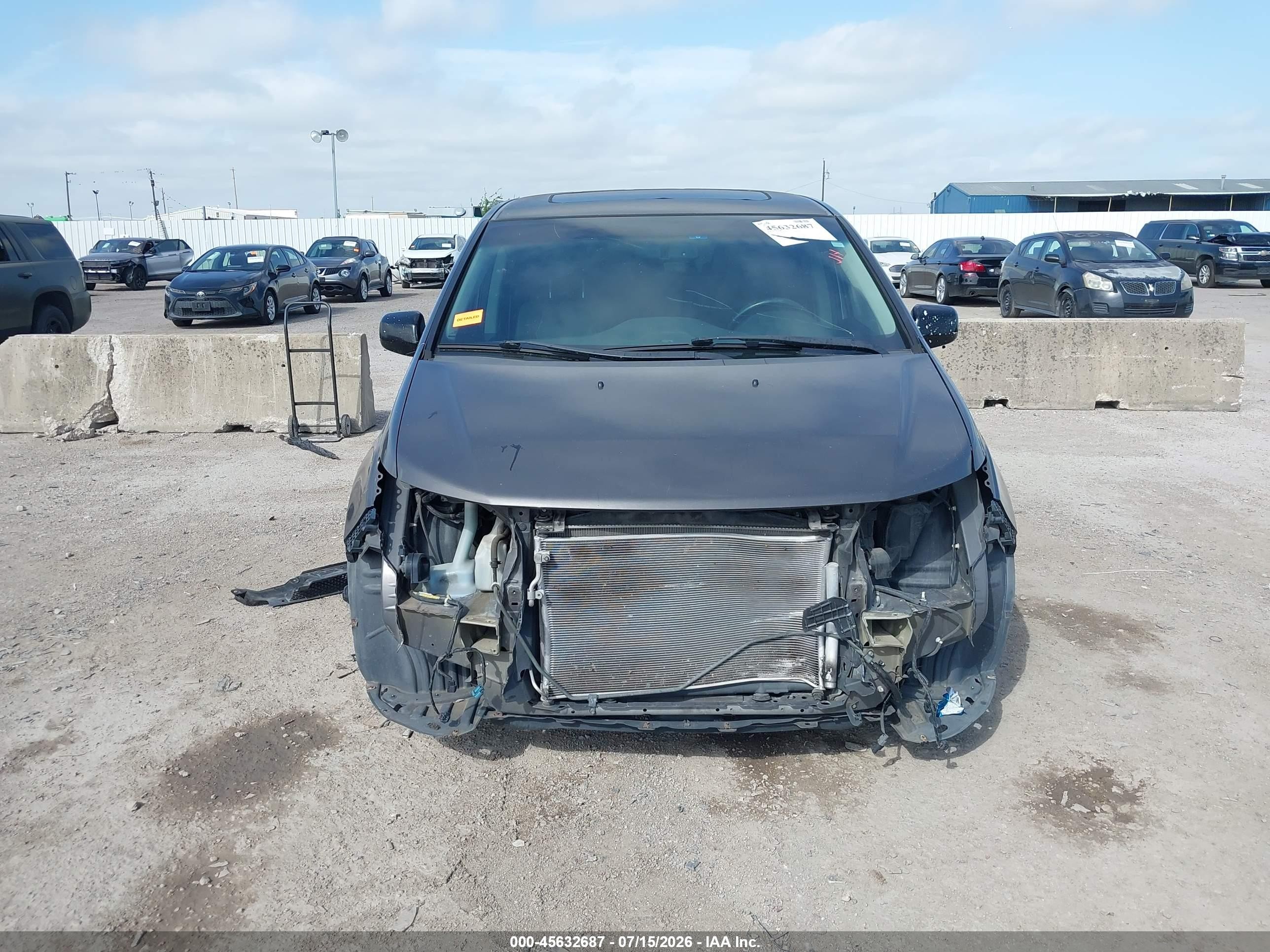 2012 Honda Odyssey Ex-l Gray vin: 5FNRL5H61CB122005