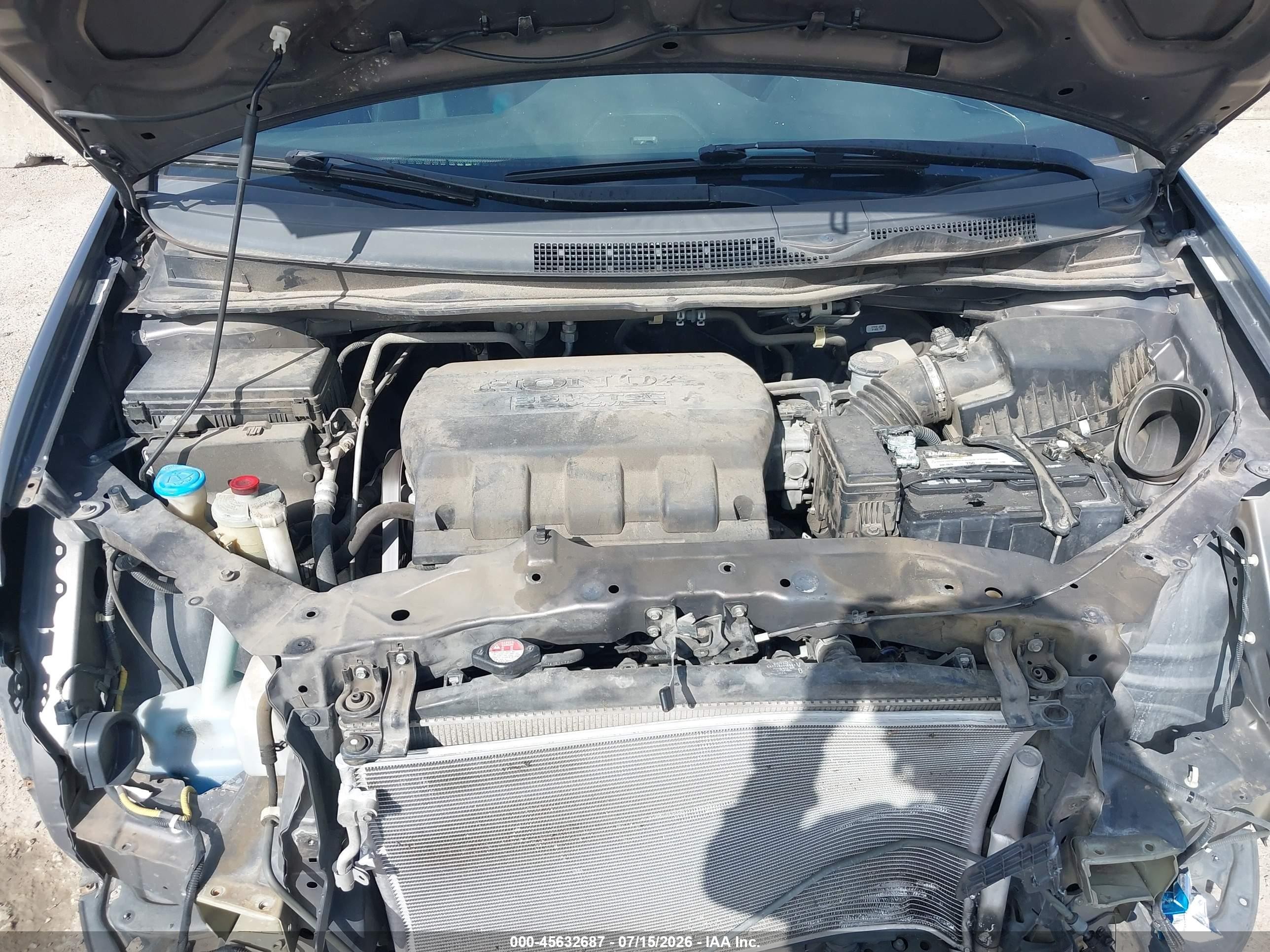 2012 Honda Odyssey Ex-l Gray vin: 5FNRL5H61CB122005