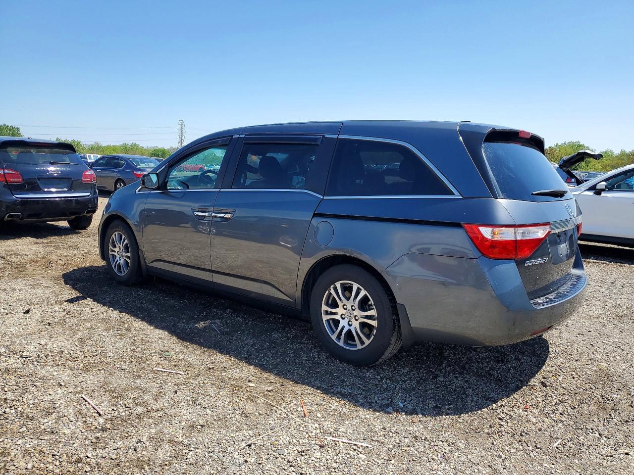 2012 Honda Odyssey Exl Gray vin: 5FNRL5H61CB123249