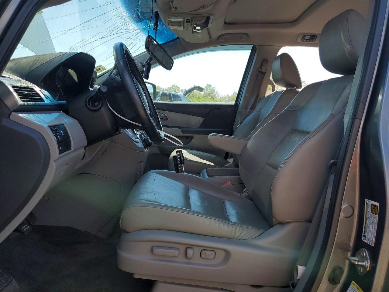 2012 Honda Odyssey Exl Gray vin: 5FNRL5H61CB123249