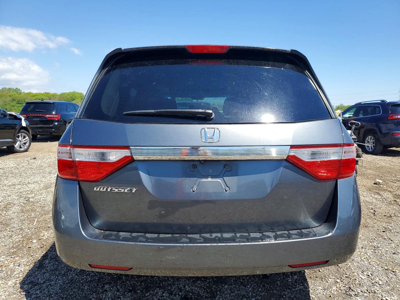 2012 Honda Odyssey Exl Gray vin: 5FNRL5H61CB123249
