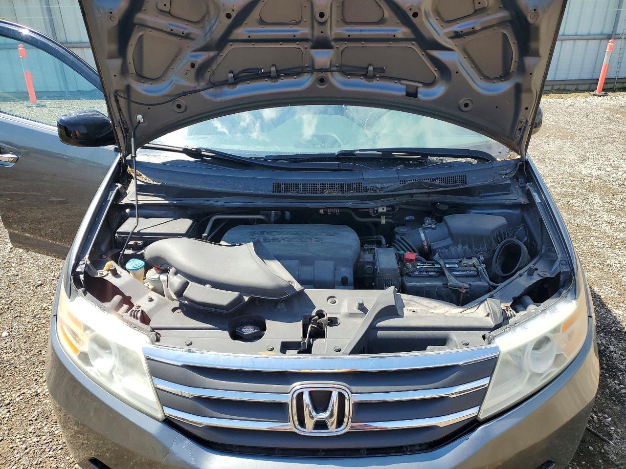 2012 Honda Odyssey Exl Gray vin: 5FNRL5H61CB123249
