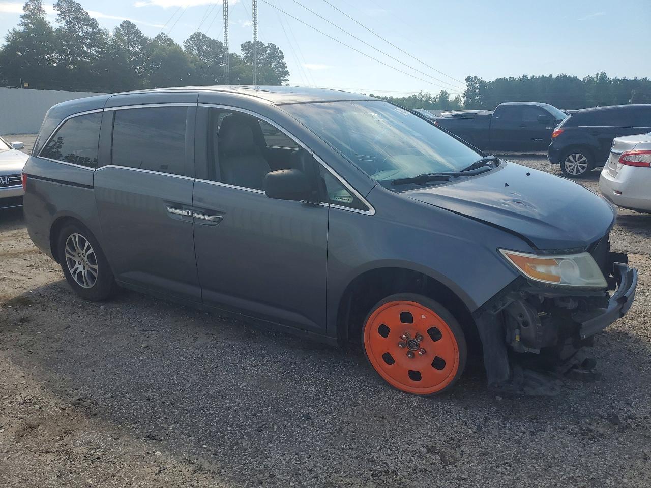 2012 Honda Odyssey Exl Gray vin: 5FNRL5H61CB124207