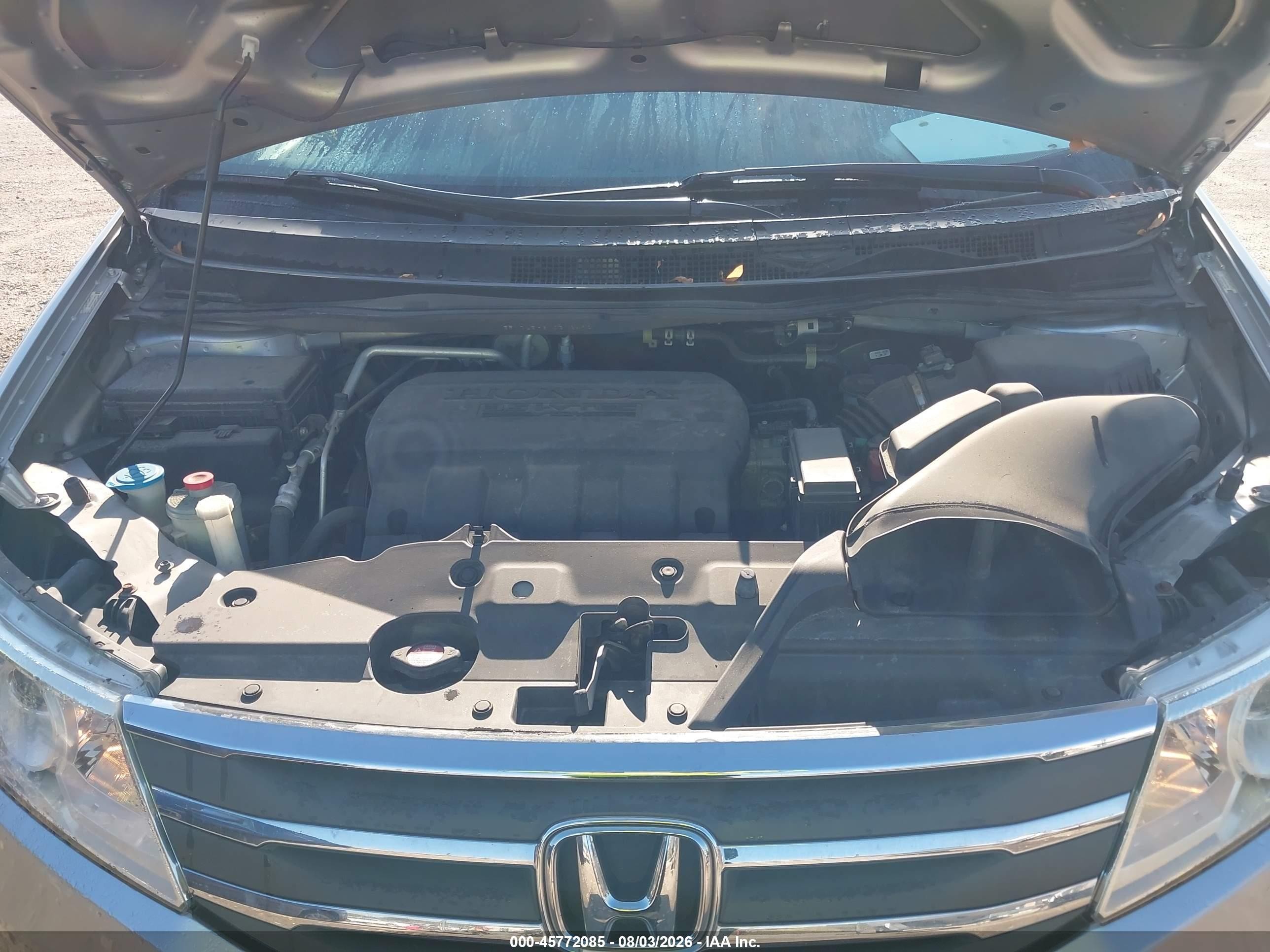 2012 Honda Odyssey Ex-l Silver vin: 5FNRL5H61CB124921