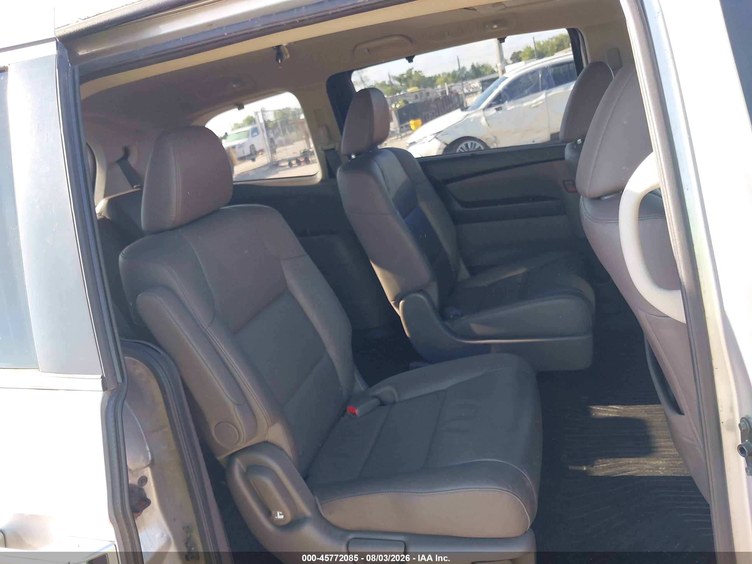 2012 Honda Odyssey Ex-l Silver vin: 5FNRL5H61CB124921