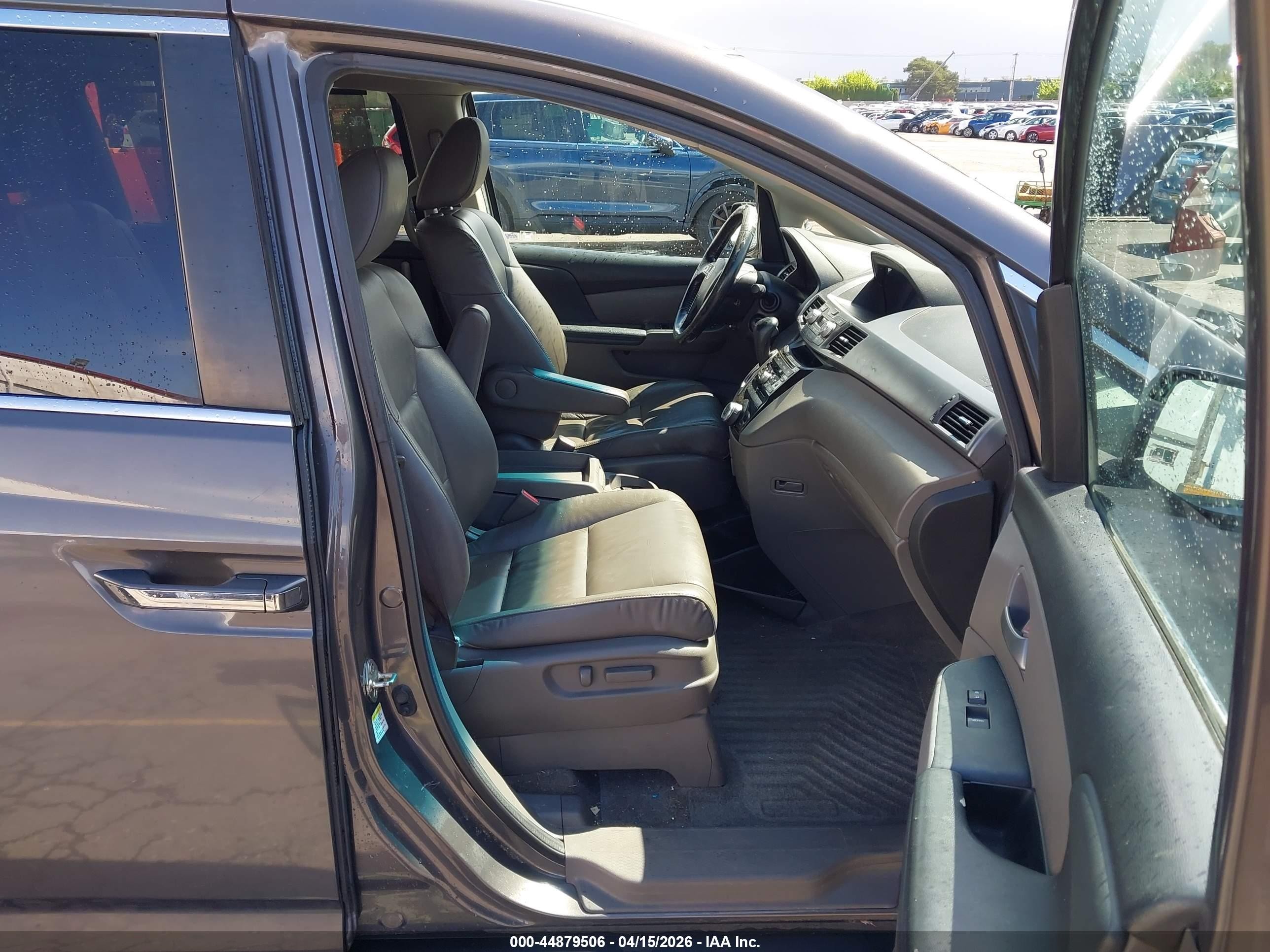 2012 Honda Odyssey Ex-l Gray vin: 5FNRL5H61CB128841