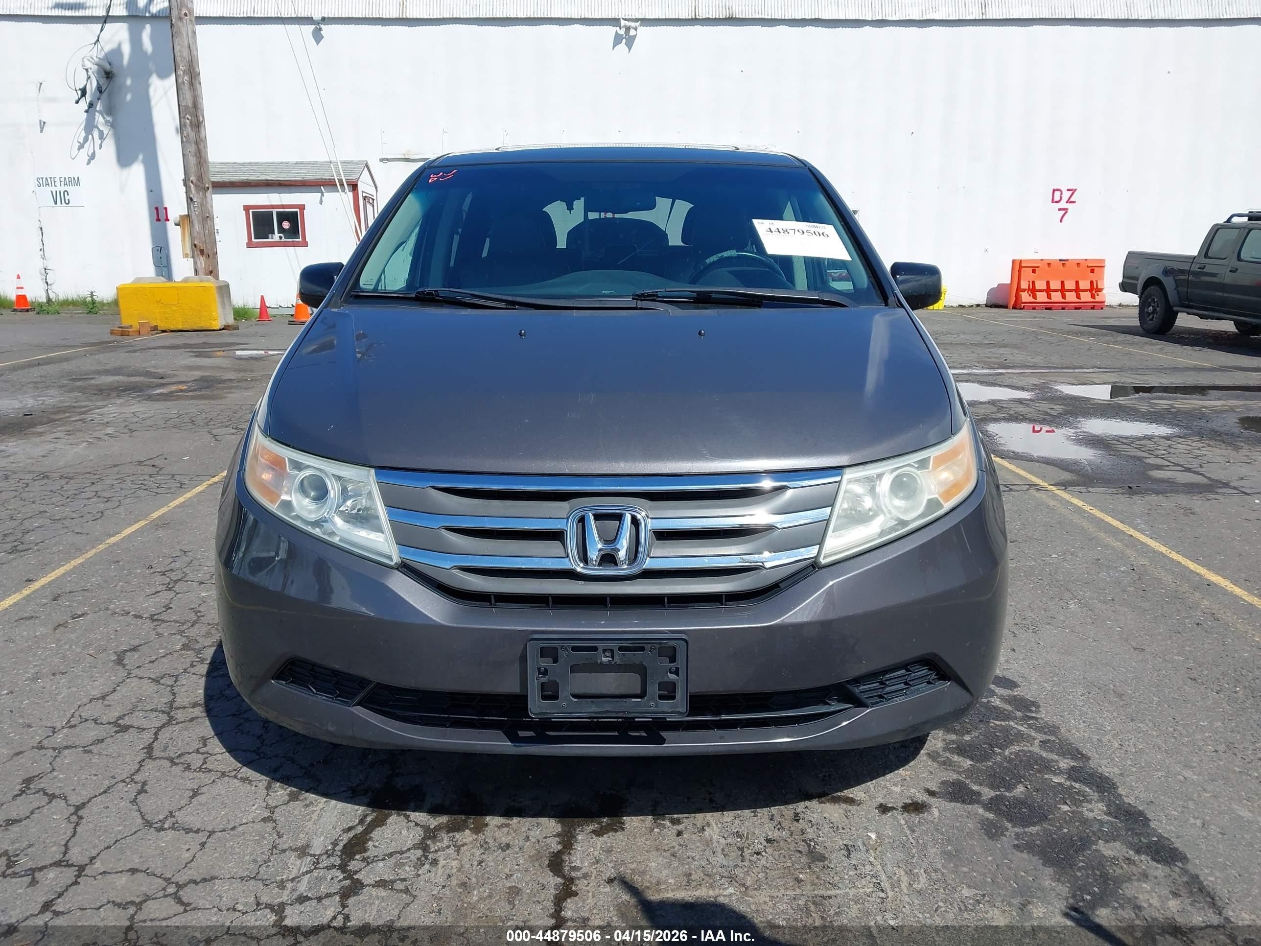 2012 Honda Odyssey Ex-l Gray vin: 5FNRL5H61CB128841