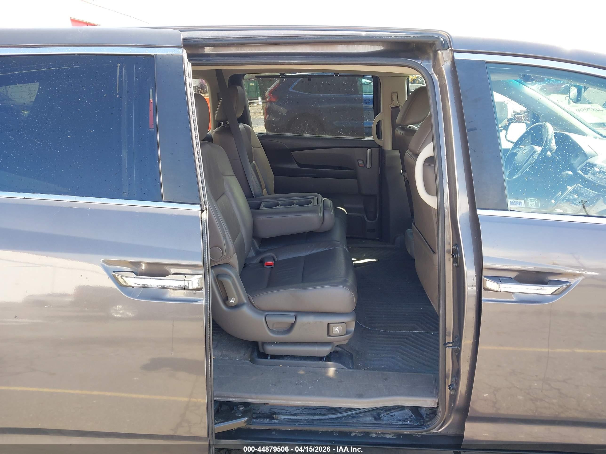 2012 Honda Odyssey Ex-l Gray vin: 5FNRL5H61CB128841