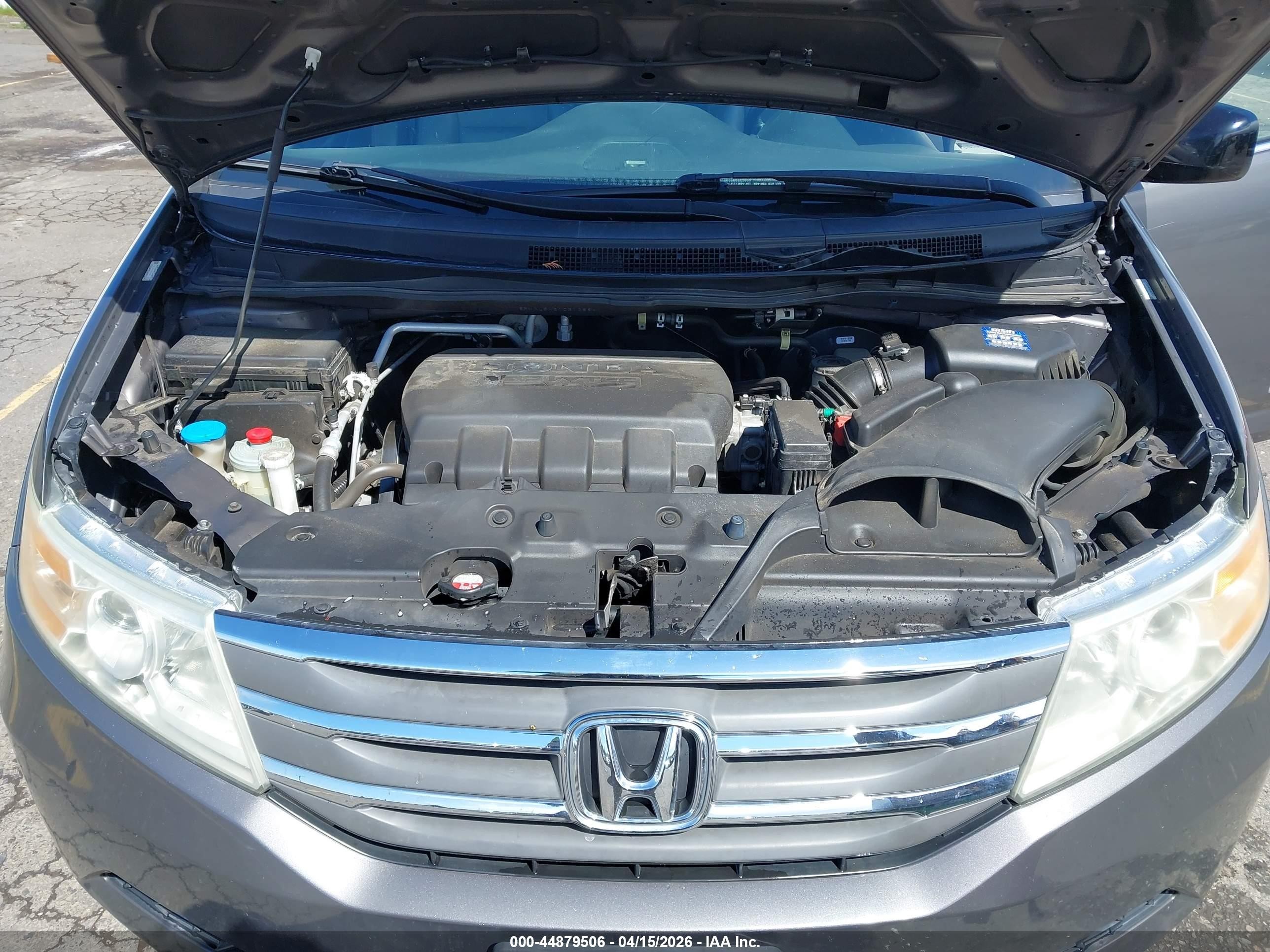2012 Honda Odyssey Ex-l Gray vin: 5FNRL5H61CB128841
