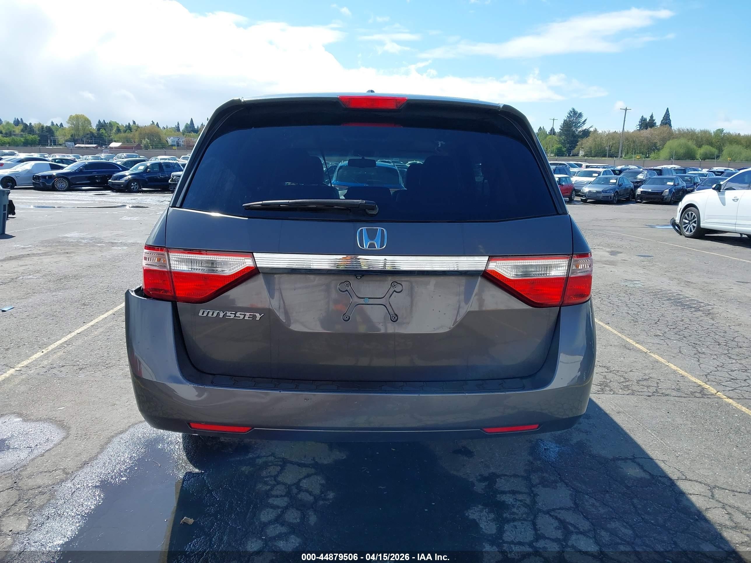 2012 Honda Odyssey Ex-l Gray vin: 5FNRL5H61CB128841