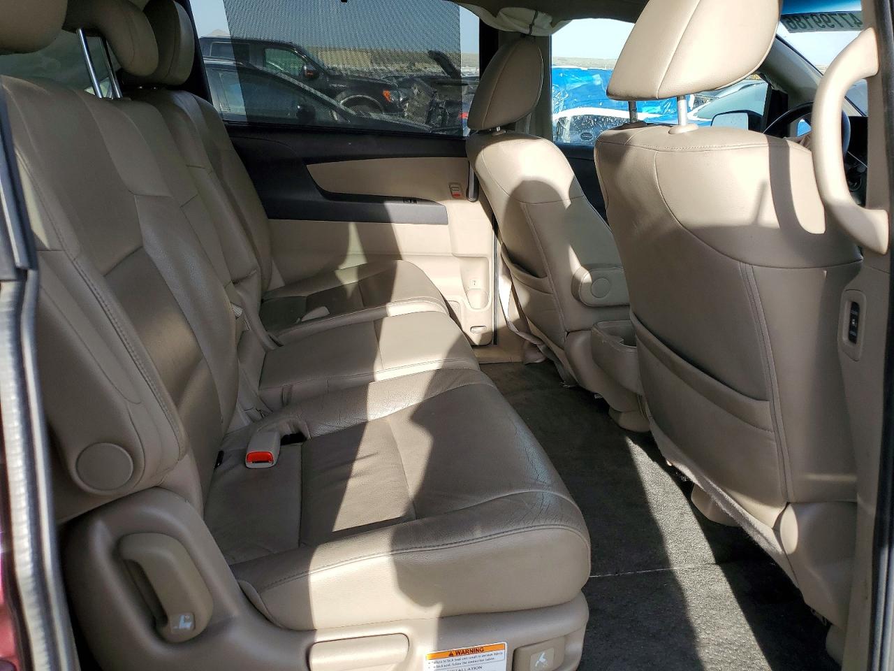 2012 Honda Odyssey Exl Maroon vin: 5FNRL5H61CB137569