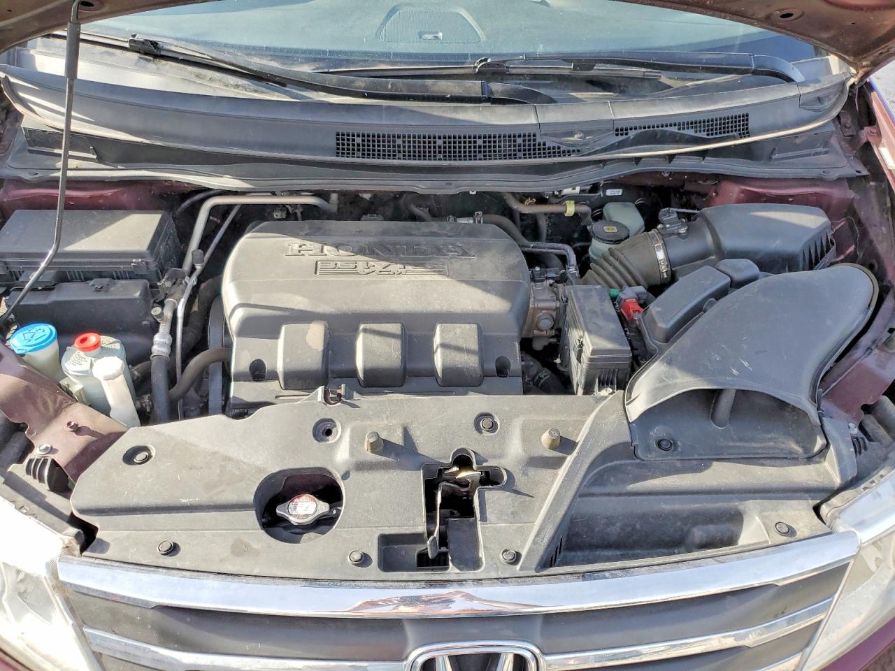 2012 Honda Odyssey Exl Maroon vin: 5FNRL5H61CB137569