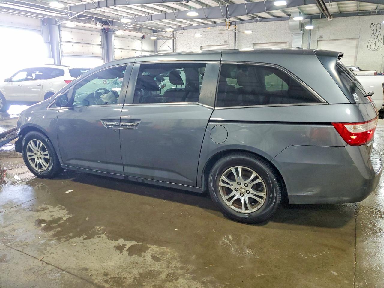 2013 Honda Odyssey Exl Gray vin: 5FNRL5H61DB001136