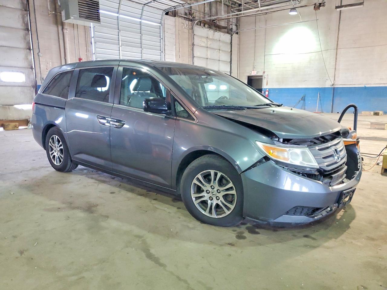 2013 Honda Odyssey Exl Gray vin: 5FNRL5H61DB001279