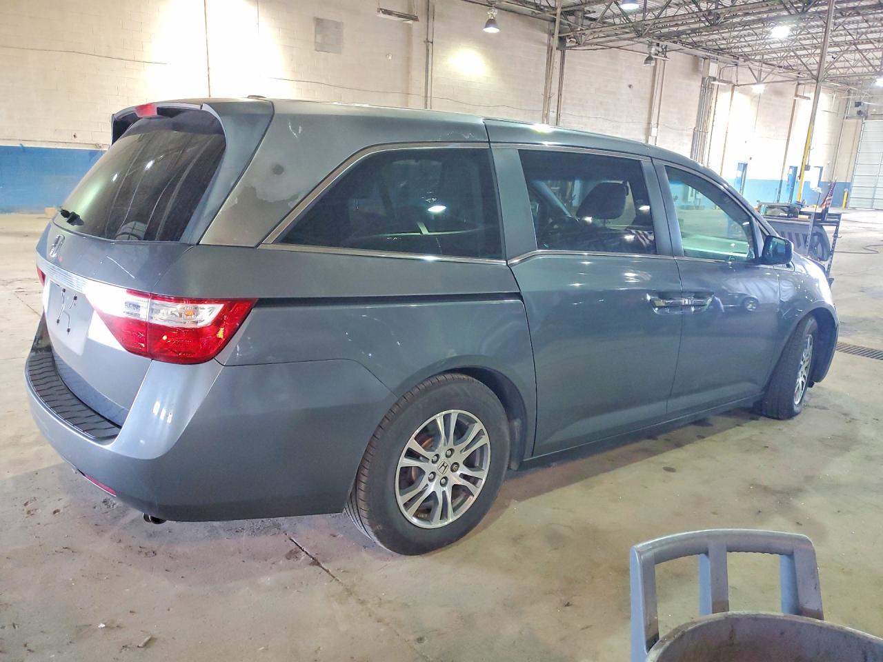 2013 Honda Odyssey Exl Gray vin: 5FNRL5H61DB001279