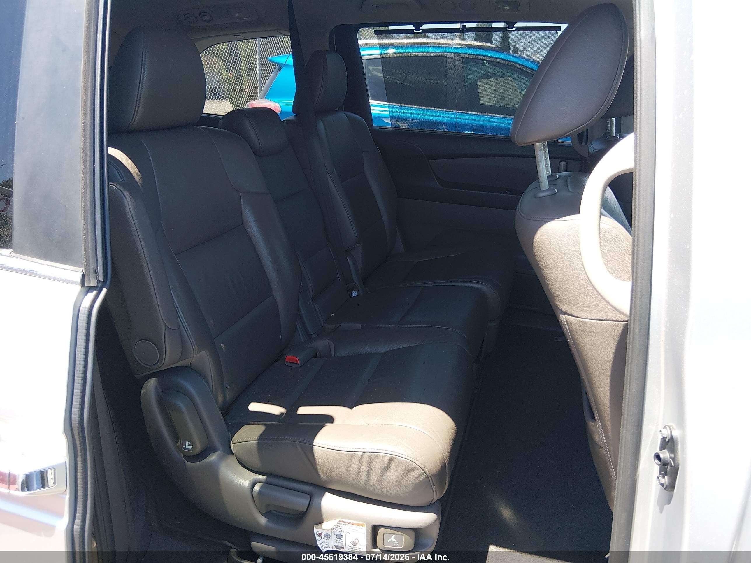 2013 Honda Odyssey Ex-l Silver vin: 5FNRL5H61DB002741