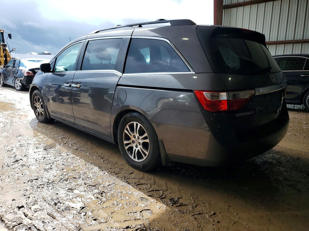 2013 Honda Odyssey Exl Серый vin: 5FNRL5H61DB016316