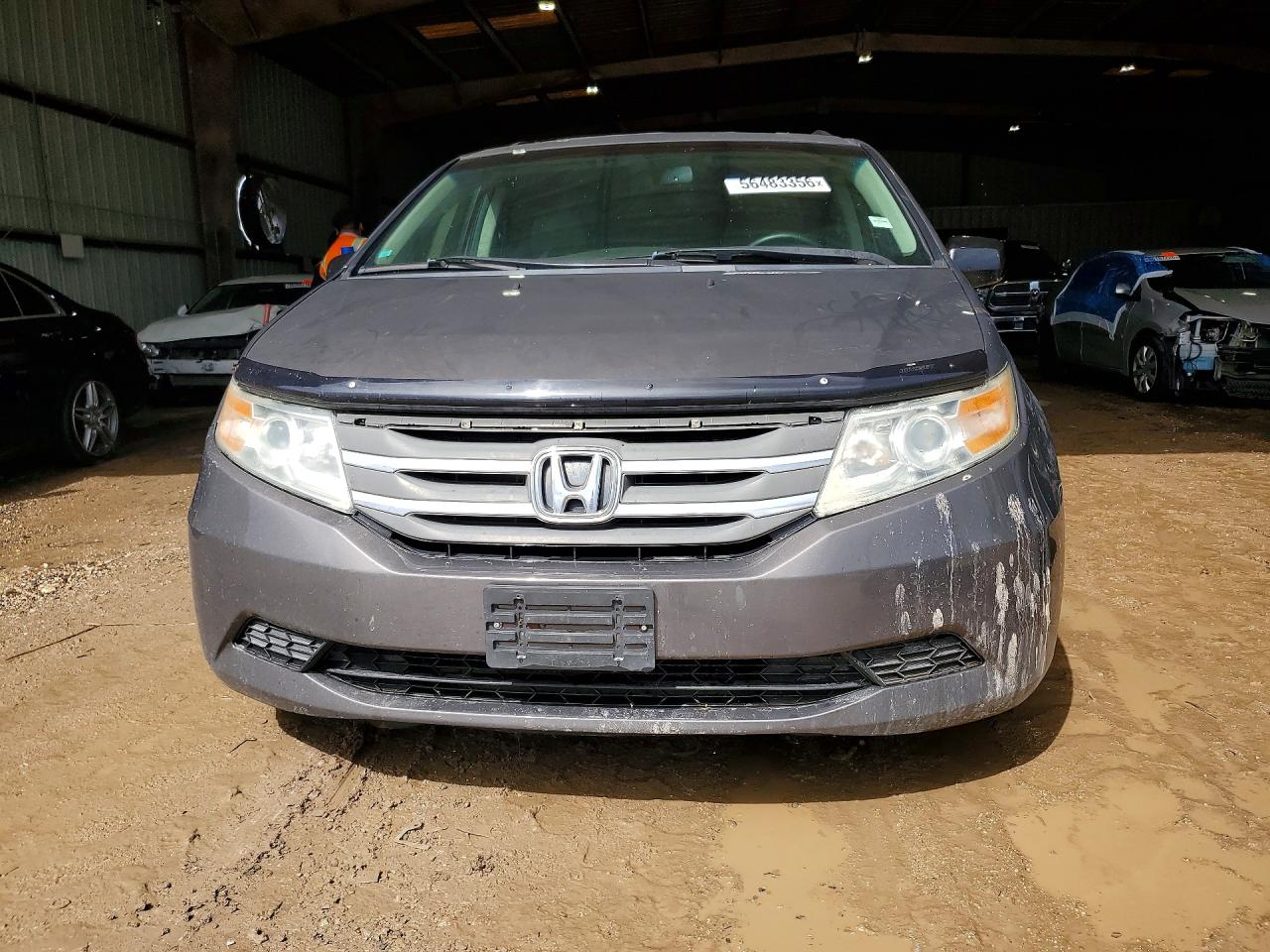 2013 Honda Odyssey Exl Серый vin: 5FNRL5H61DB016316