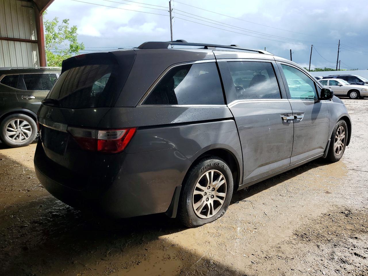 2013 Honda Odyssey Exl Серый vin: 5FNRL5H61DB016316