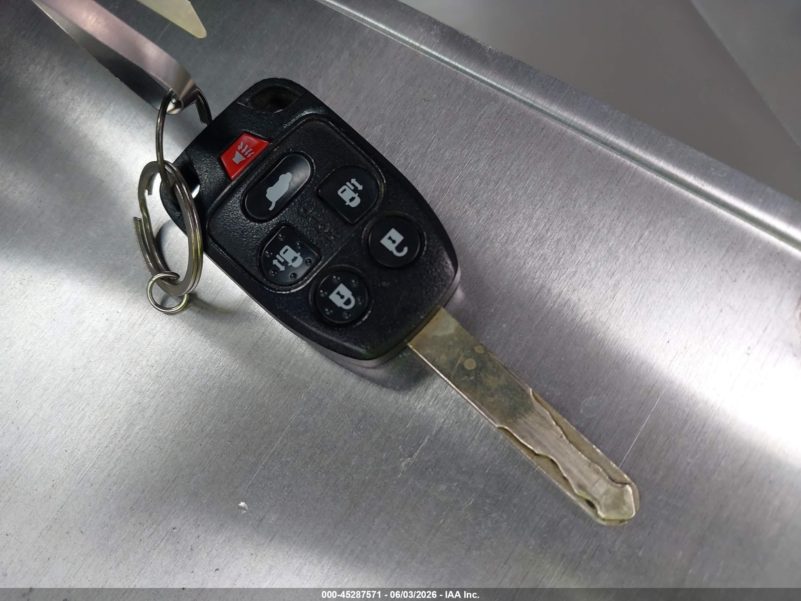 2013 Honda Odyssey Ex-l Gray vin: 5FNRL5H61DB016848