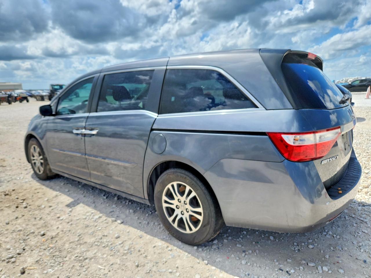 2013 Honda Odyssey Exl Серый vin: 5FNRL5H61DB023055