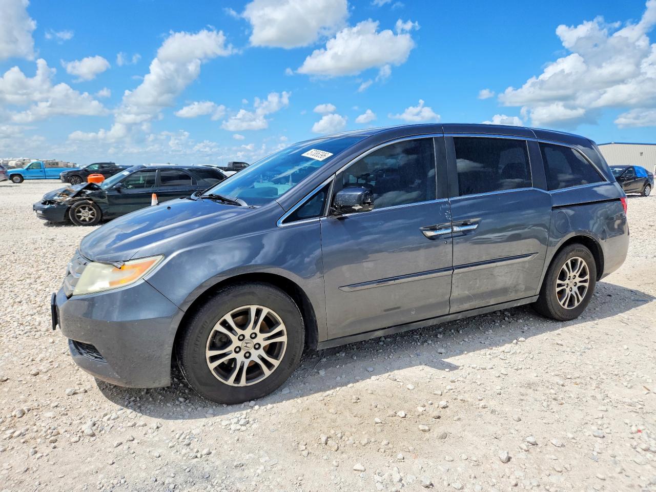 2013 Honda Odyssey Exl Серый vin: 5FNRL5H61DB023055